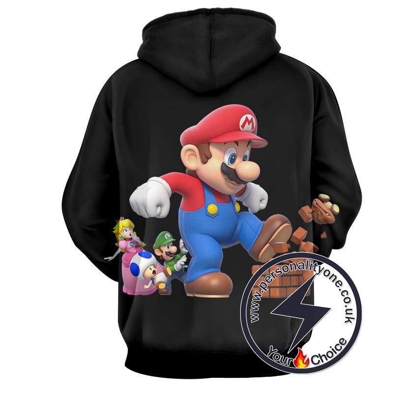 Super Mario - Super Mario Sweat Shirt - Super Mario Hoodies